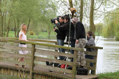 Emilie Smill (tournage clip "J'avance")