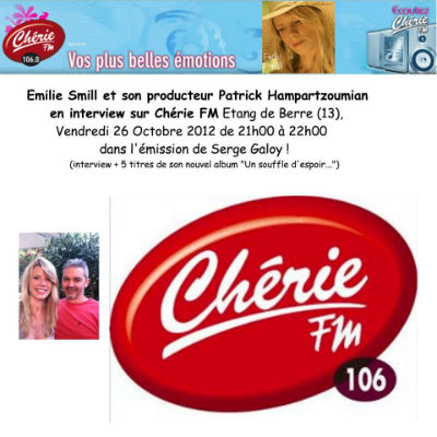 Emilie Smill (interview ChérieFM)