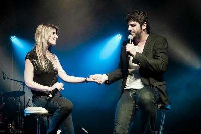 Emilie Smill et Patrick Fiori (Duo "Si tu revenais" au Pasino d'Aix en Provence)